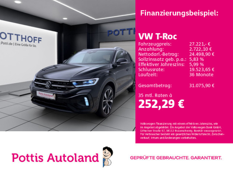 Bild 0: Volkswagen T-Roc 1.0 TSI R-LINE KAMERA SITZHZG PDC KLIMA