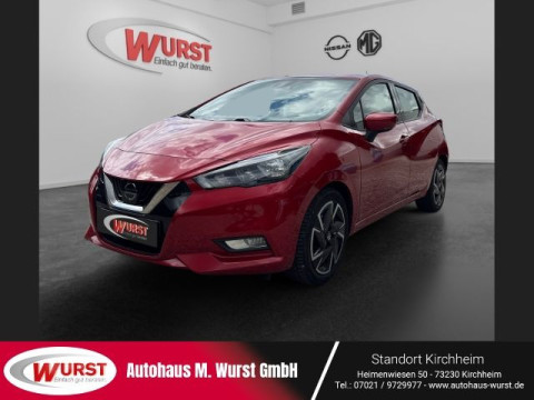 Automodell: Micra in der Farbe rot