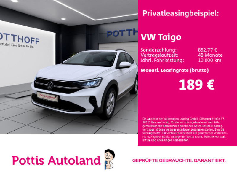 Bild 0: Volkswagen Taigo 1.0 TSI LIFE KLIMA KAMERA PDC LED