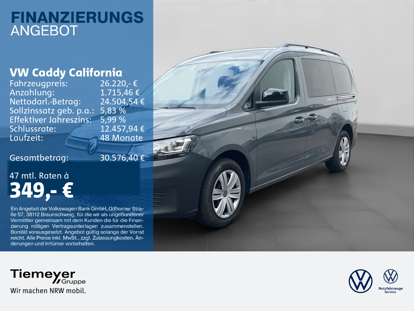 Volkswagen Caddy California TSI