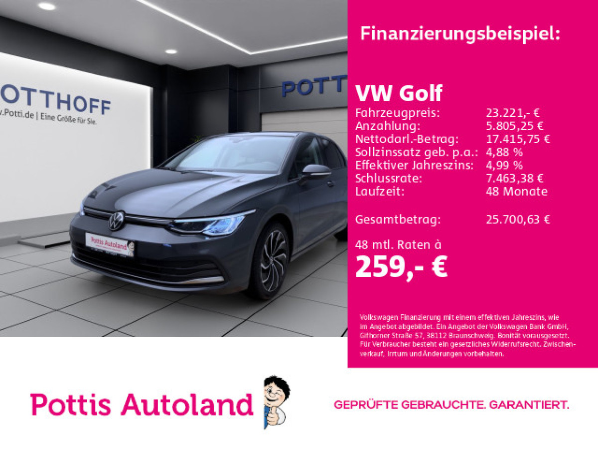 Thumb 0: Volkswagen Golf 2.0 TDI DSG MOVE PANO KAMERA NAVI PDC