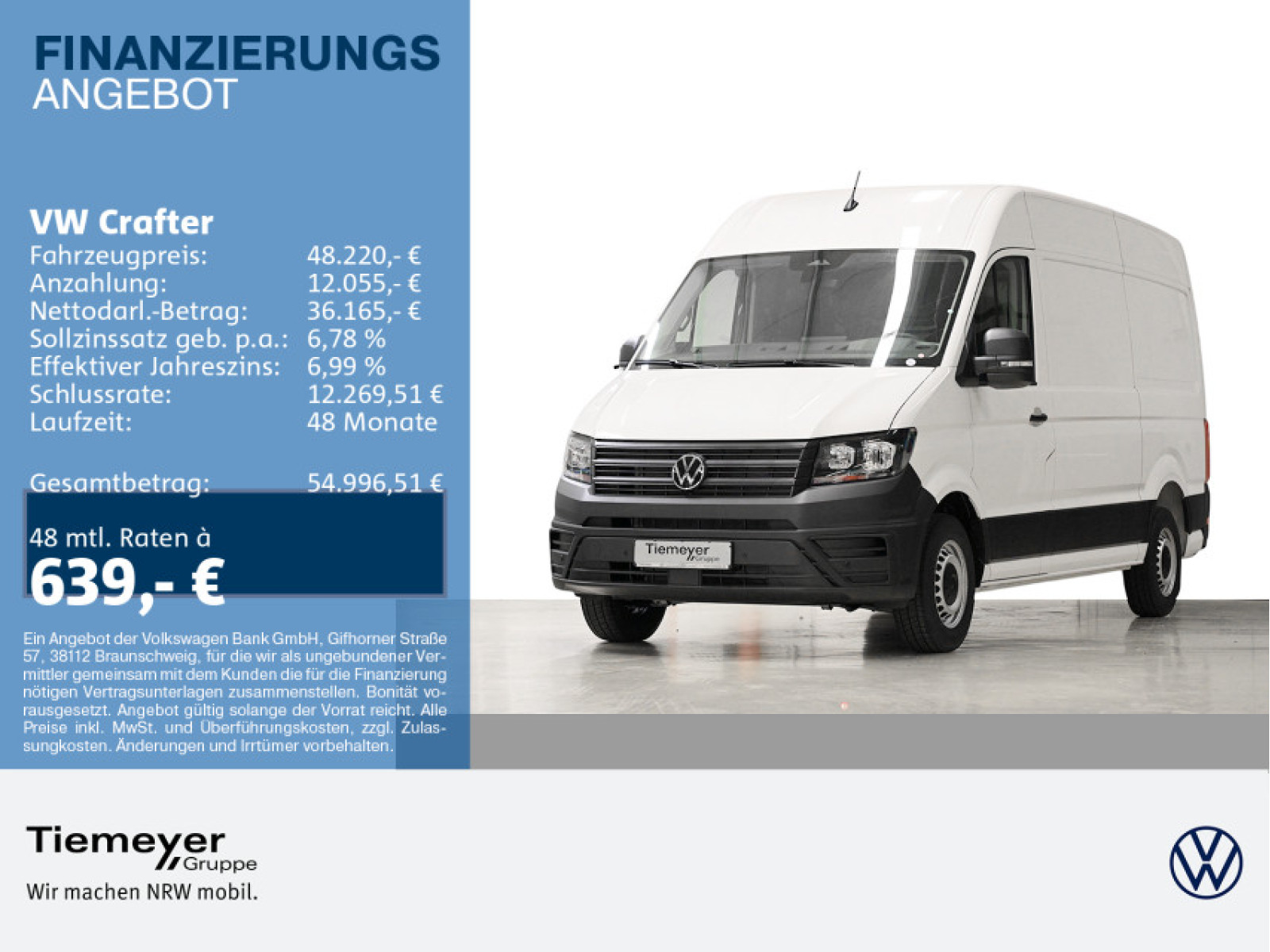 Volkswagen Crafter Kasten 35