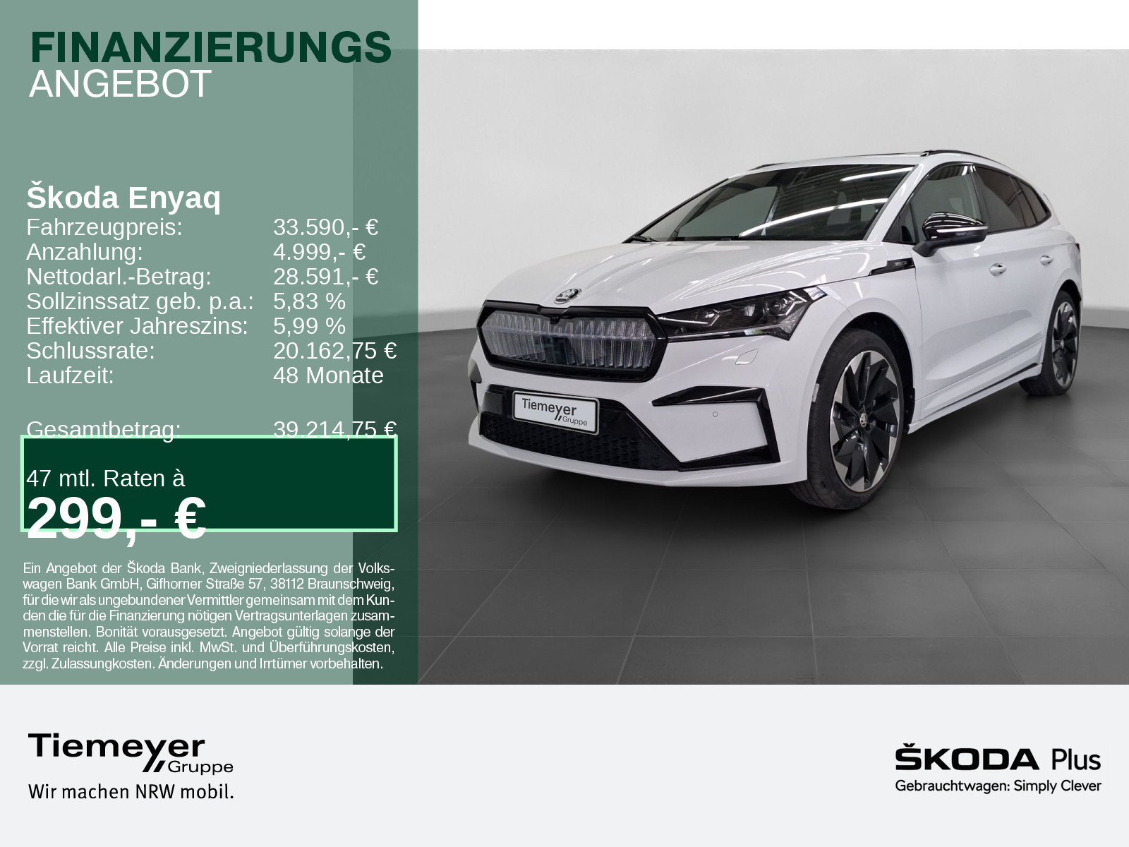 &Scaron;koda Enyaq iV SPORTLINE