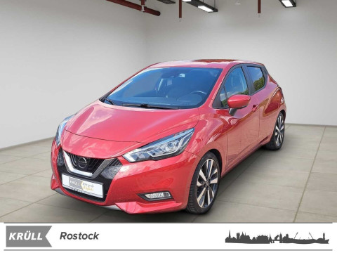 Automodell: Micra in der Farbe rot