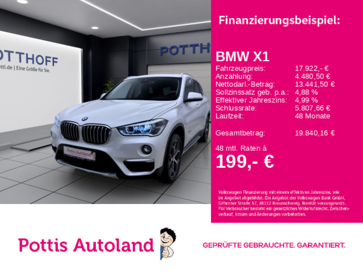 Thumb 0: BMW X1 sDrive 18i XLINE PANO SITZHZG NAVI PDC