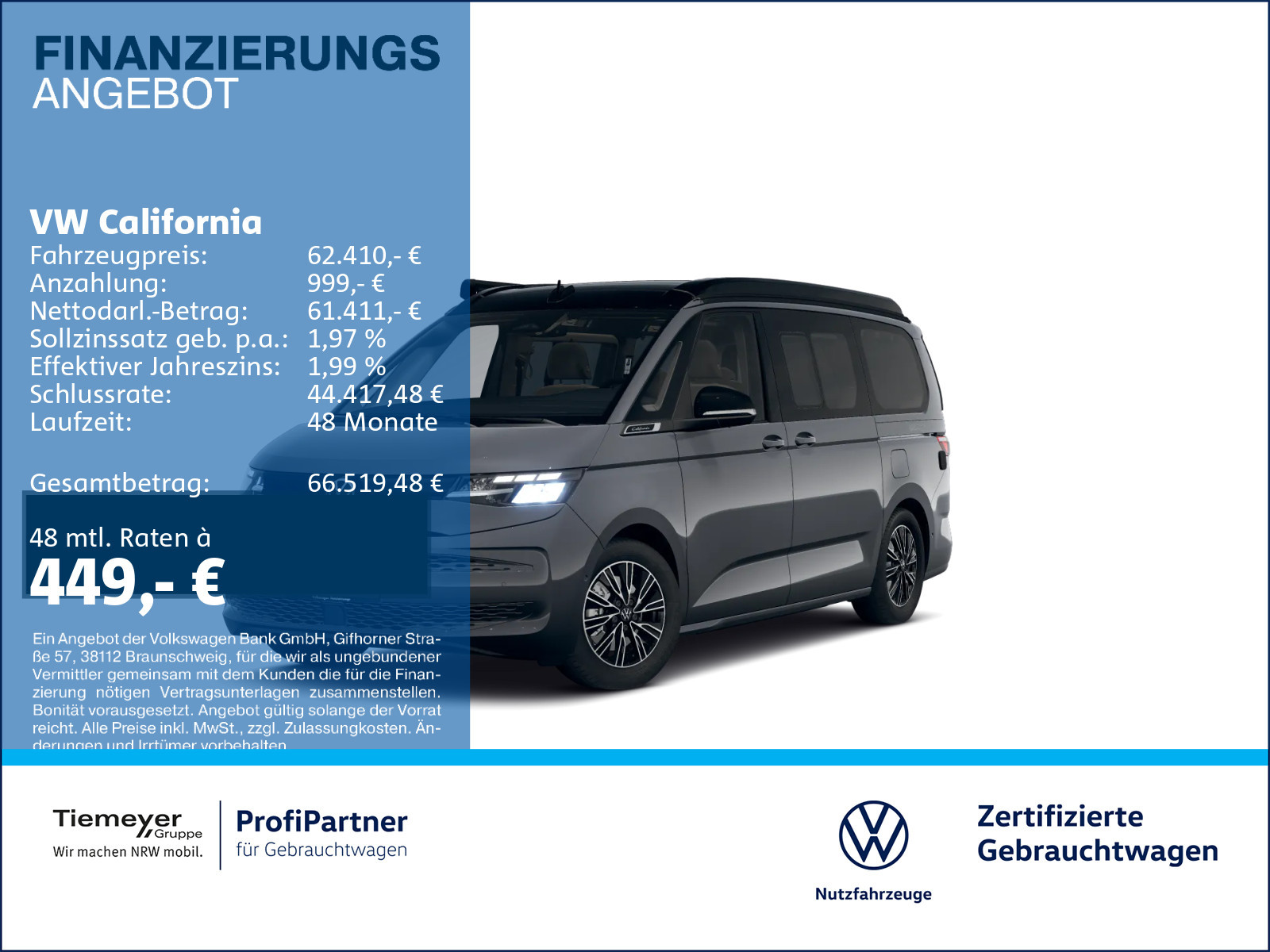 Volkswagen T7 California HYBRID