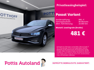 Volkswagen Passat Variant 2.0 TDI DSG 4M ALLTRACK STDHZG PANO AHK NAVI