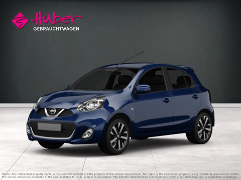 Automodell: Micra in der Farbe blau