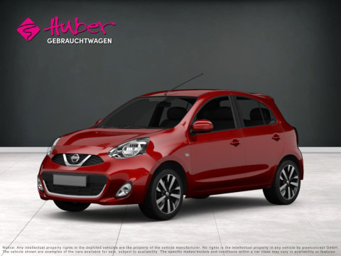 Automodell: Micra in der Farbe rot