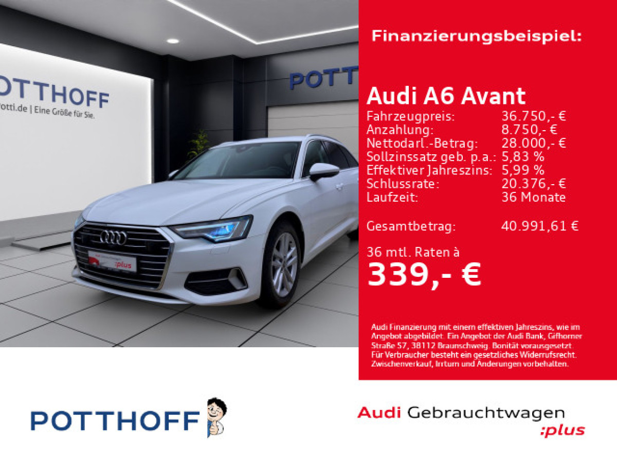 Thumb 0: Audi A6 Avant 45 TDI Q SPORT STDHZG KAMERA NAVI+ MATRIX