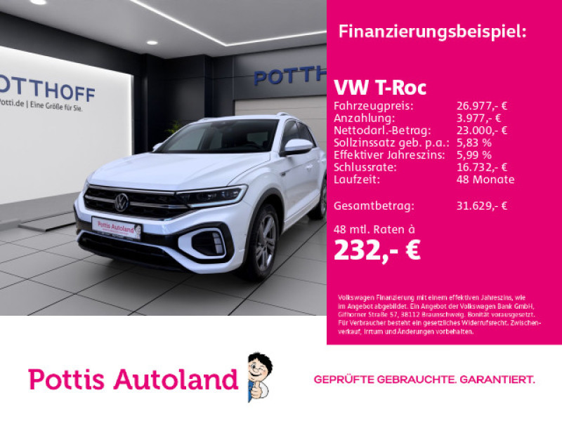 Bild 0: Volkswagen T-Roc 1.0 TSI R-LINE PDC KAMERA LED KLIMA