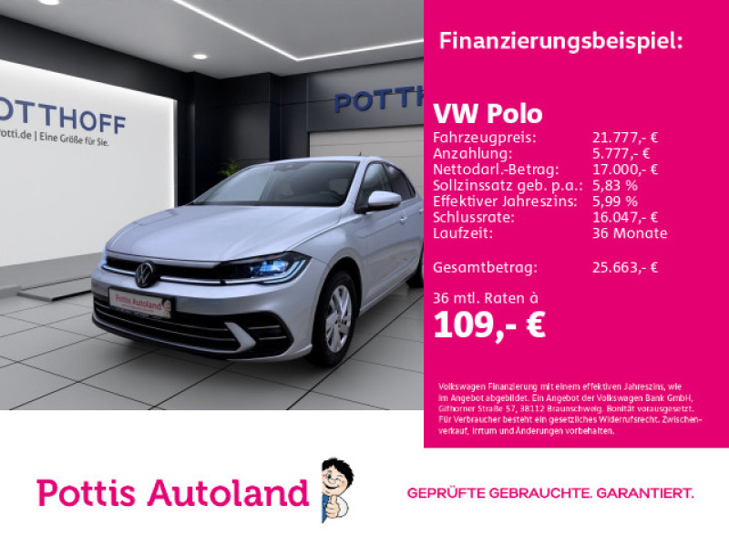 Bild 0: Volkswagen Polo 1.0 TSI DSG STYLE NAVI IQ.LIGHT PDC KLIMA