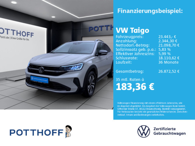 Bild 0: Volkswagen Taigo 1.0 TSI DSG ENERGY KAMERA PDC LED SITZHZG