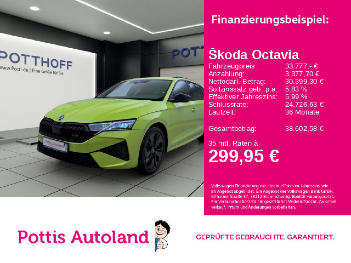 Thumb 0: Škoda Octavia Combi 2.0 TSI DSG RS NAVI KAMERA SITZHZG VIRTUAL