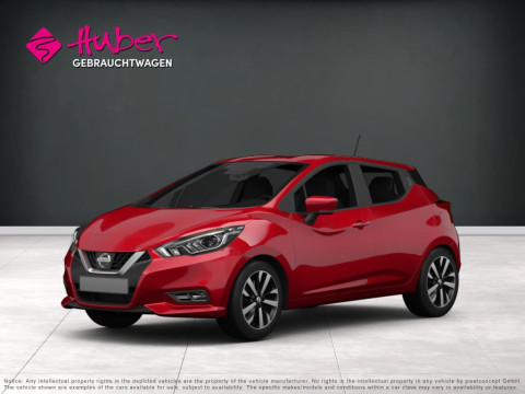 Automodell: Micra in der Farbe rot