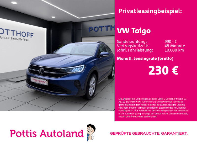 Bild 0: Volkswagen Taigo 1.0 TSI DSG LIFE SITZHZG PDC LED KLIMA DAB+