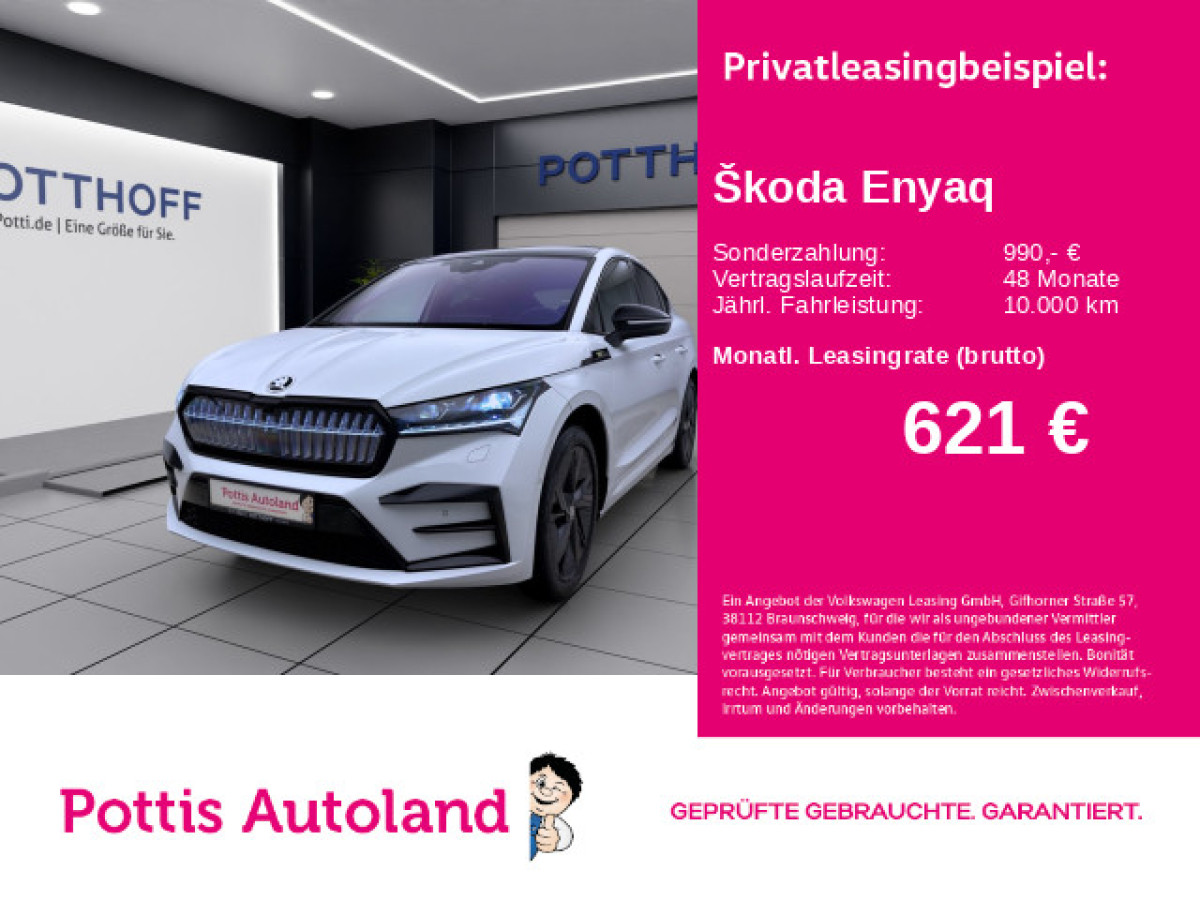 Thumb 0: Škoda Enyaq Coupé RS LOUNGE NAVI CANTON HuD PDC SITZHZG