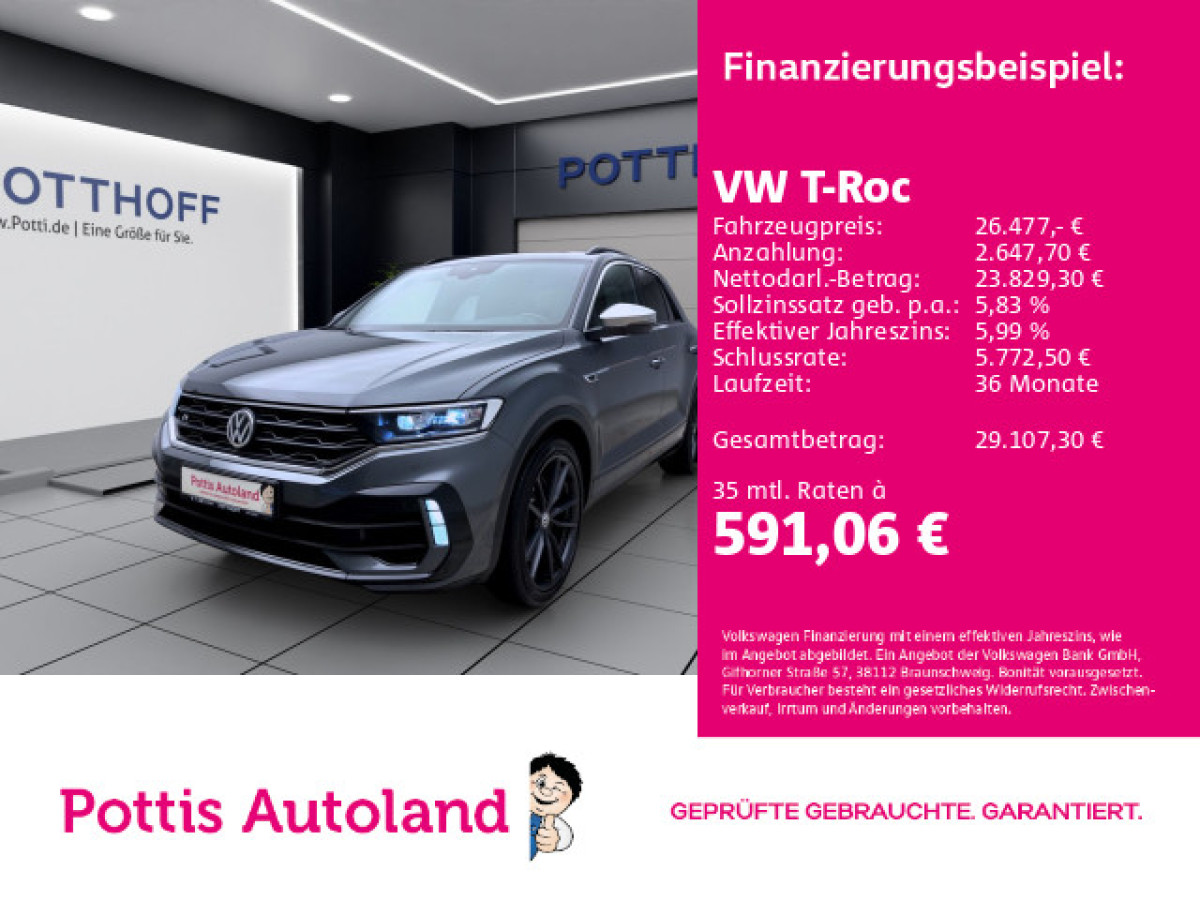 Thumb 0: Volkswagen T-Roc 4M R PANO AHK NAVI BEATS KAMERA DCC