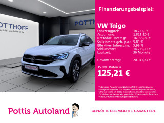 Volkswagen Taigo 1.0 TSI GOAL NAVI SITZHZG KLIMA LED