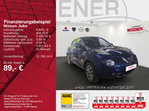 Ansicht 2 - Gebrauchtwagen Fahrzeug, Modell Juke der Marke Nissan von Verkäufer Autohaus Wegener Berlin GmbH - Filiale Spandau