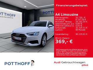 Audi A4 Limousine 40 TDI Q ADVANCED NAVI KAMERA LED SITZHZG