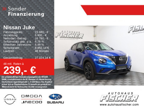 Ansicht 1 - Gebrauchtwagen Fahrzeug, Modell Juke der Marke Nissan von Verkäufer Autohaus Fischer GmbH