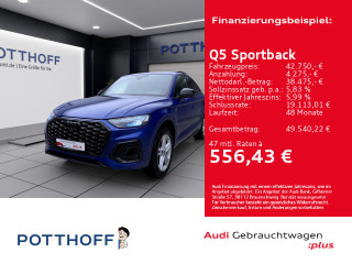 Audi Q5 Sportback 50 TFSIe Q S LINE PANO AHK MATRIX NAVI B&O
