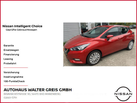 Ansicht 1 - Gebrauchtwagen Fahrzeug, Modell Micra der Marke Nissan von Verkäufer Autohaus Walter Greis GmbH