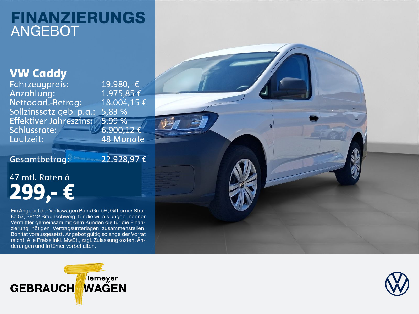 Volkswagen Caddy Cargo 1.5