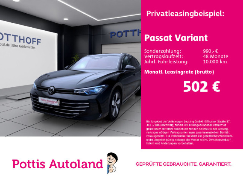 Bild 0: Volkswagen Passat Variant 1.5 TSI eHybrid BUSINESS NAVI HuD AHK ACC DCC
