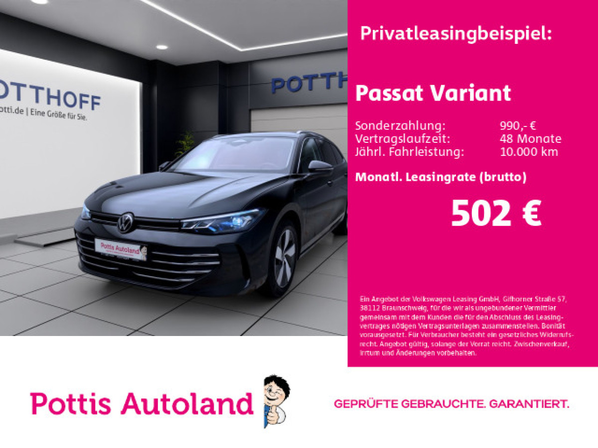 Thumb 0: Volkswagen Passat Variant 1.5 TSI eHybrid BUSINESS NAVI HuD AHK ACC DCC