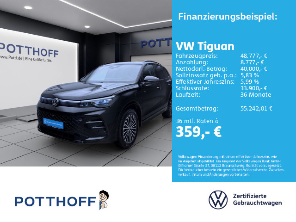 Thumb 0: Volkswagen Tiguan 1.5 TSI eHybrid DSG R-LINE AHK NAVI HuD KAMERA DCC