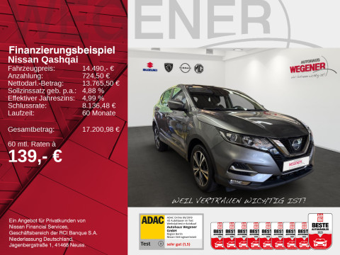 Ansicht 2 - Gebrauchtwagen Fahrzeug, Modell Qashqai der Marke Nissan von Verkäufer Autohaus Wegener Berlin GmbH - Filiale Spandau