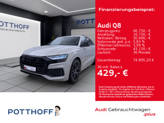Audi Q8 50 TDI Q S LINE STDHZG PANO AHK HD-MATRIX B&O