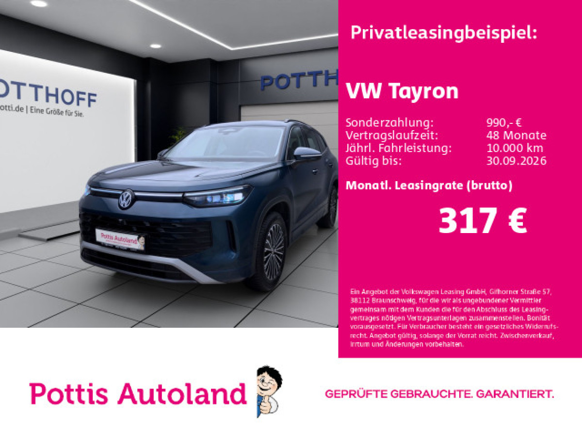 Thumb 0: Volkswagen Tayron 1.5 eTSI DSG LIFE NAVI AHK KAMERA KLIMA