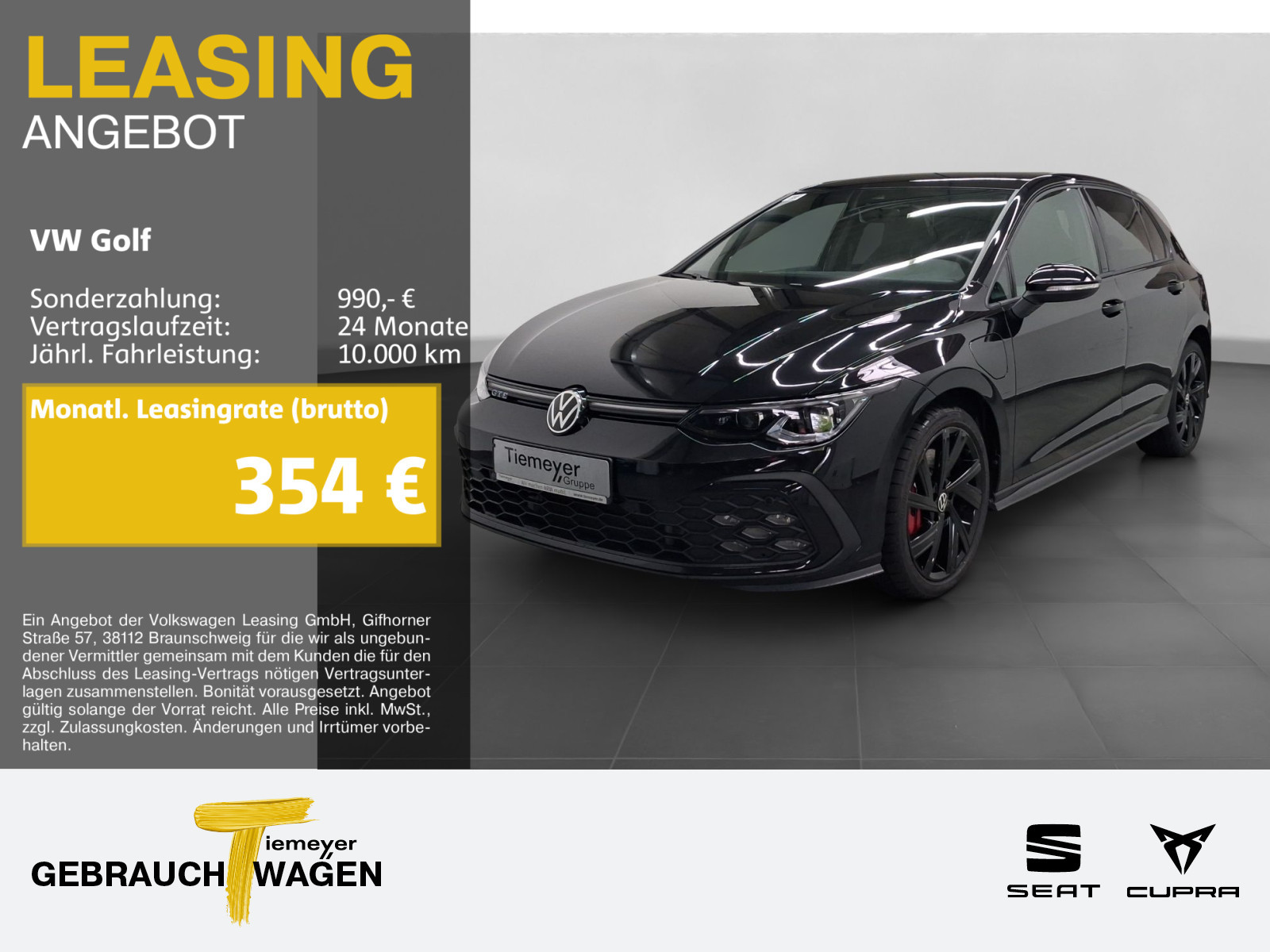 Volkswagen Golf GTE BLACK
