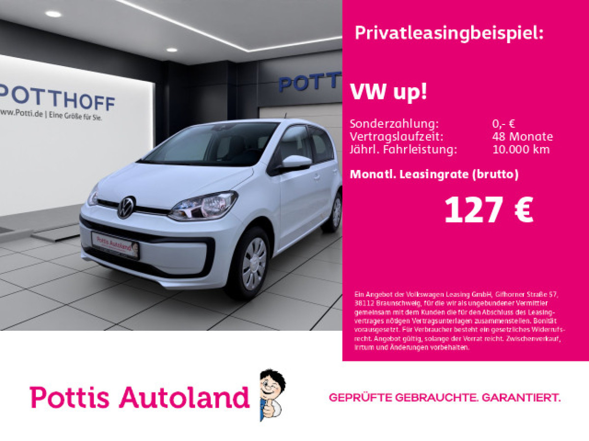 Thumb 0: Volkswagen up! 1.0 MPI MOVE UP! KLIMA BLUETOOTH DAB+