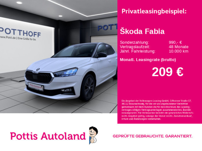 Bild 0: Škoda Fabia 1.0 TSI DSG STYLE NAVI PDC SITZHZG LED