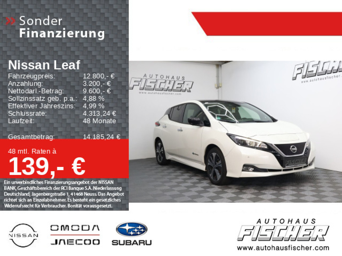 Ansicht 1 - Gebrauchtwagen Fahrzeug, Modell Leaf der Marke Nissan von Verkäufer Autohaus Fischer GmbH