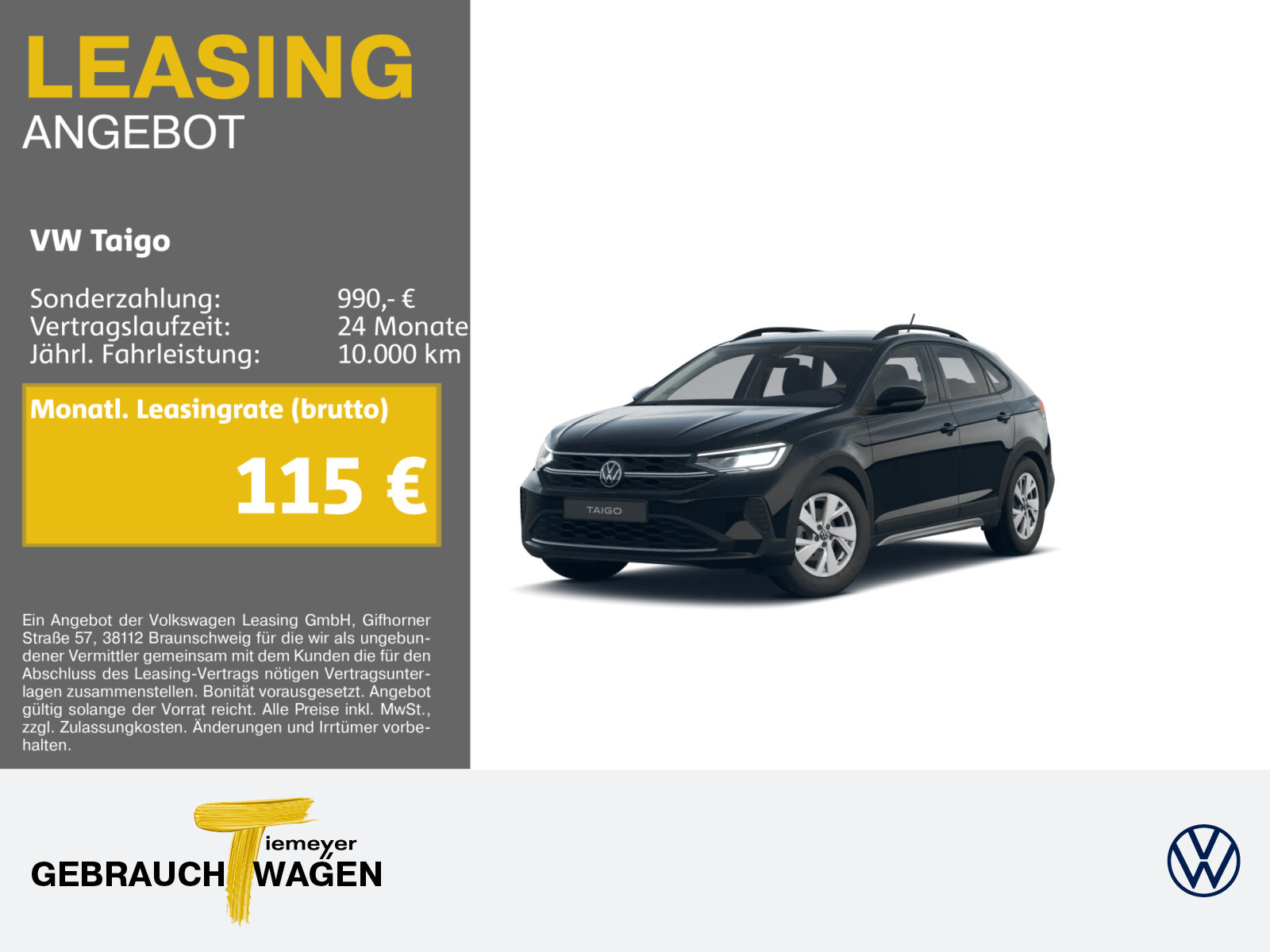 Volkswagen Taigo 1.0 TSI Volkswagen Taigo 1.0 TSI