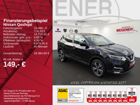 Ansicht 2 - Gebrauchtwagen Fahrzeug, Modell Qashqai der Marke Nissan von Verkäufer Autohaus Wegener Berlin GmbH - Filiale Wittenau