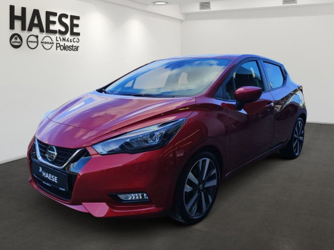 Automodell: Micra in der Farbe rot