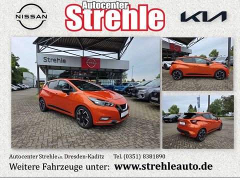 Automodell: Micra in der Farbe orange