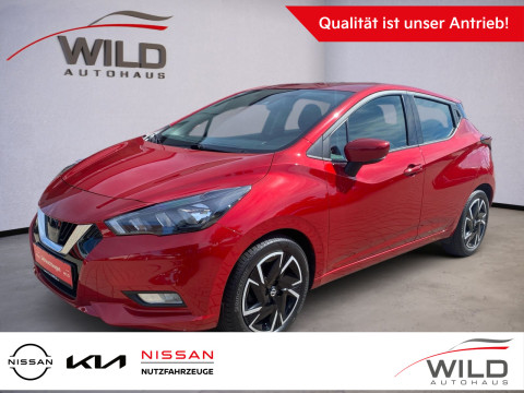 Automodell: Micra in der Farbe rot