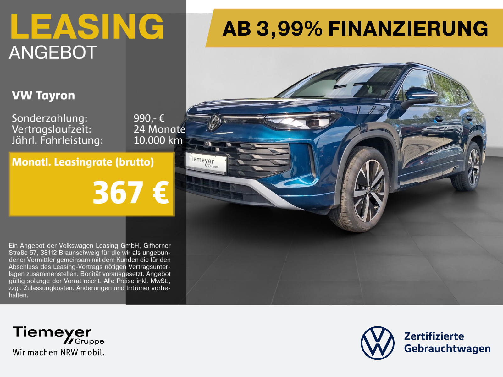 Volkswagen Tayron 1.5 eTSI Volkswagen Tayron 1.5 eTSI