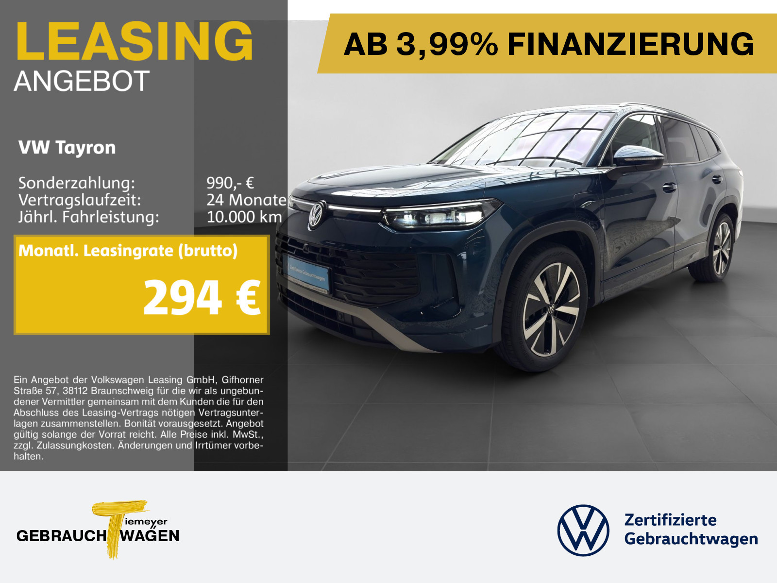 Volkswagen Tayron 1.5 TSI Volkswagen Tayron 1.5 TSI