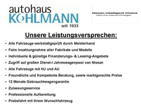 Ansicht 17 - Gebrauchtwagen Fahrzeug, Modell Qashqai der Marke Nissan von Verkäufer Autohaus Kohlmann GmbH & Co. KG