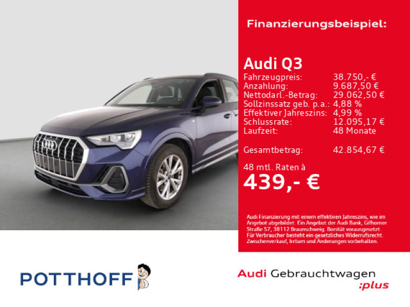 Bild 0: Audi Q3 40 TFSI Q S LINE NAVI KAMERA SITZHZG VIRTUAL
