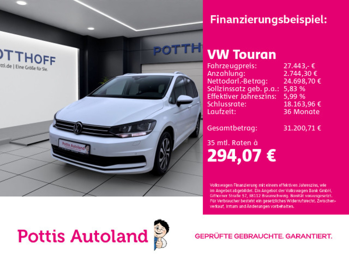 Thumb 0: Volkswagen Touran 1.5 TSI DSG ACTIVE NAVI SITZHZG PDC DAB+