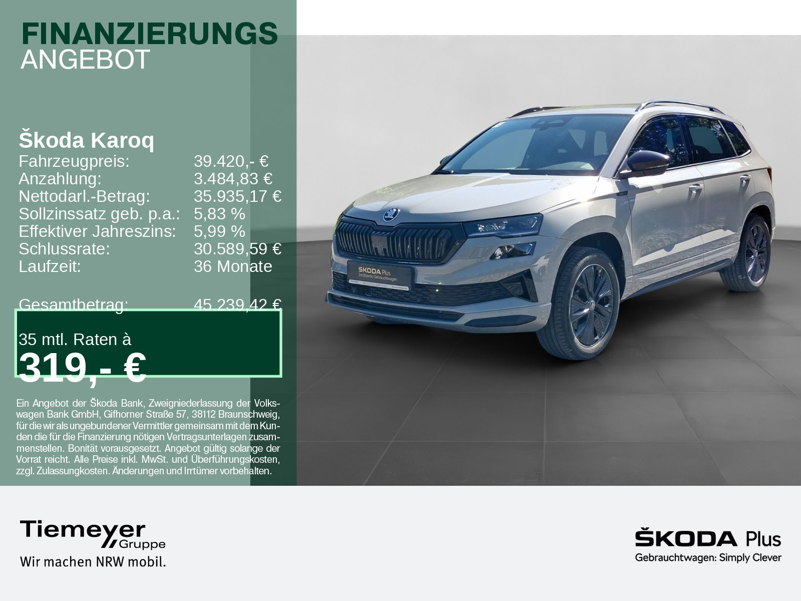 Škoda Karoq 2.0 TSI Škoda Karoq 2.0 TSI